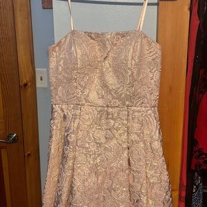 Light pink with rose gold accents